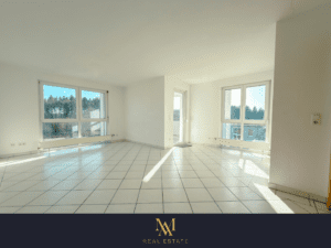 Das Herzstück der Wohnung – Lichtdurchfluteter Wohn-Essbereich